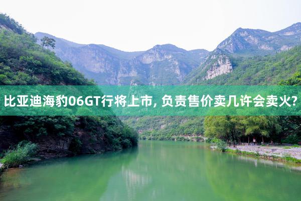 比亚迪海豹06GT行将上市, 负责售价卖几许会卖火?