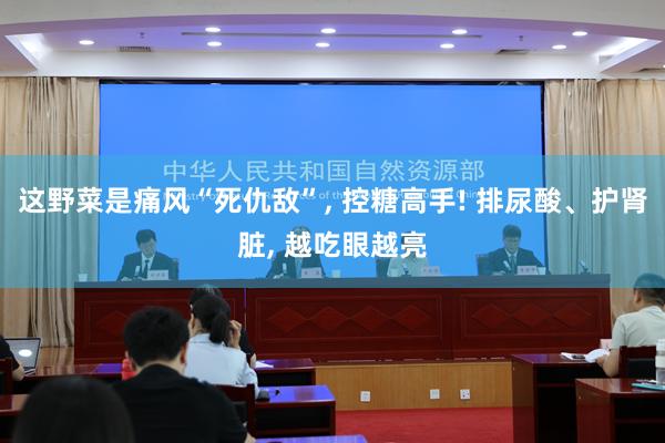 这野菜是痛风“死仇敌”, 控糖高手! 排尿酸、护肾脏, 越吃眼越亮